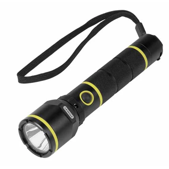 Stanley 951541 - alumínium akkumulátoros zseblámpa, fekete