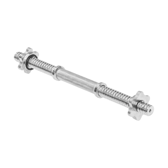 Rebel Active RBA-2211 - egyenes súlyzórúd, 40 cm, 1,8 kg, ezüst
