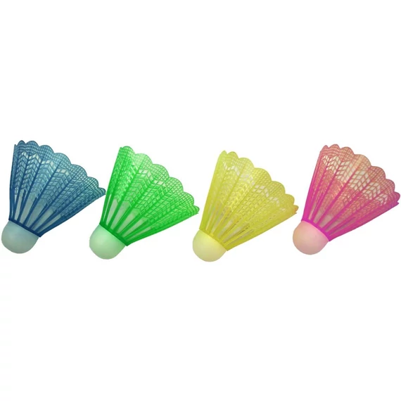 Enero Shuttlecock Nylon - tollaslabda készlet (4db), többszínű