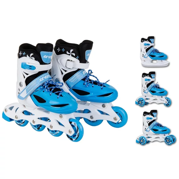 Enero 3 Skate - 4 az 1-ben görkorcsolya (34-37 méret), kék