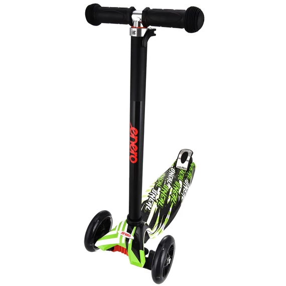 Enero Maxi Oneal - 3 kerekű egyensúlyozó roller, fekete/zöld