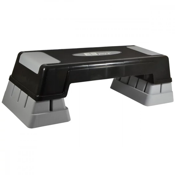 Eb Fit Aerobic Step - 3 fokozatú step pad, 70x28cm, szürke/fekete