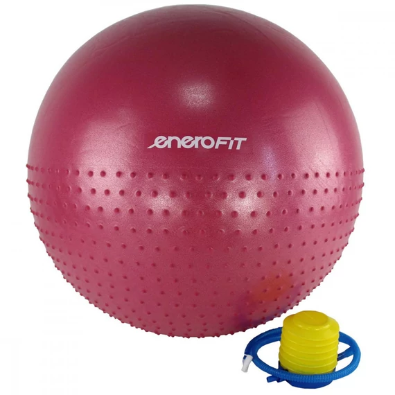 Enero Fit Half Fit - gimnasztikai labda, 65cm, sötét rózsaszín