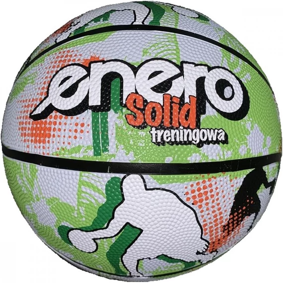 Enero Solid - kosárlabda (7-es méret), zöld/fehér