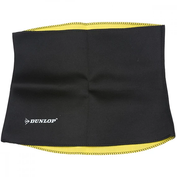 Dunlop Fitness ABS and Back Support for Training - karcsúsító öv, M-méret, 73-80 cm, fekete/sárga