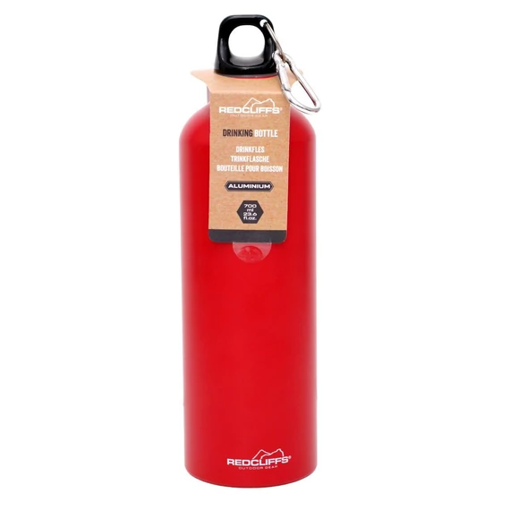 Redcliffs Drinking Bottle - alumínium sportkulacs (700ml), piros