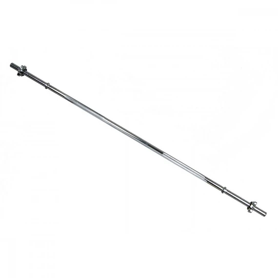 Enero Fit - 150 cm-es egyenes súlyzórúd, ezüst