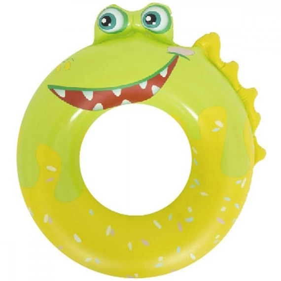 Crocodile Swim Ring - úszógumi, 55cm, krokodil mintás