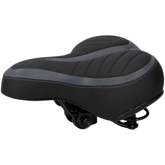 Dunlop Bike Saddle City/Touring- rugós kerékpár nyereg, fekete