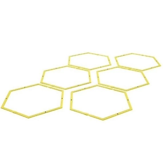 Dunlop Universal Hoop - koordinációs fejlesztő hatszög "karika", sárga/fekete