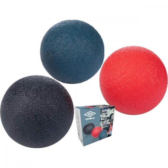Umbro Hand Trainer Therapy - terápiás masszázsgolyó, 5cm, 3db, többszínű