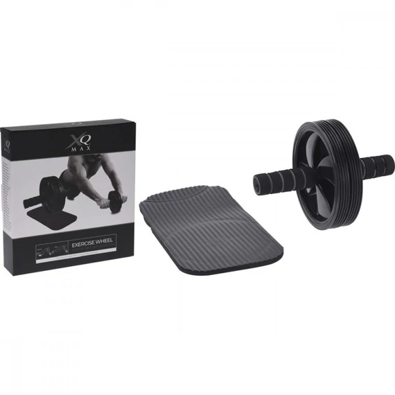 Xqmax Exercise Wheel - hasizomerősítő kerék, fekete