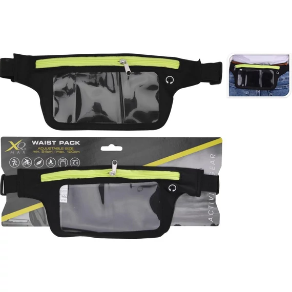 Xqmax Waist Pack - futó sport övtáska, fekete