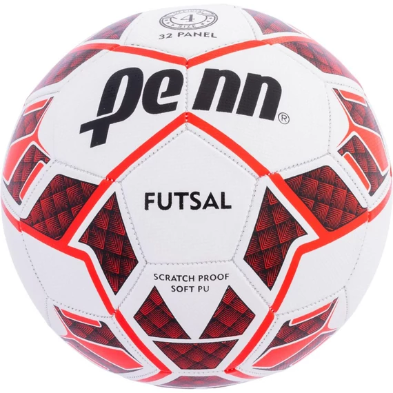 Penn Futsall - teremfoci labda (4-es méret), fehér/piros
