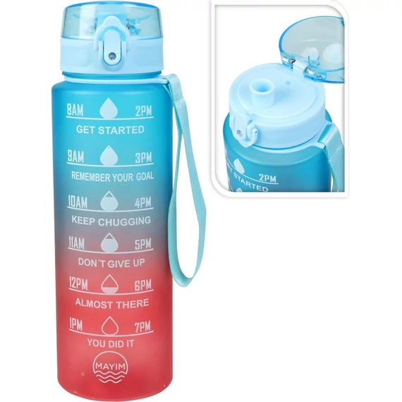 Excellent Housewere - sport kulacs, 1000ml, piros/kék