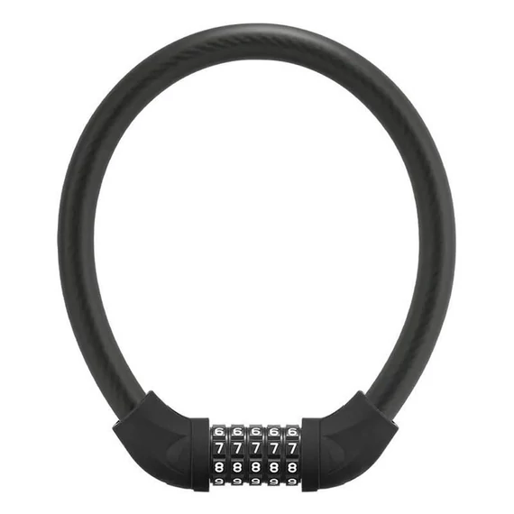 Rockbros RKS570-BK - számzáras kerékpárzár, fekete