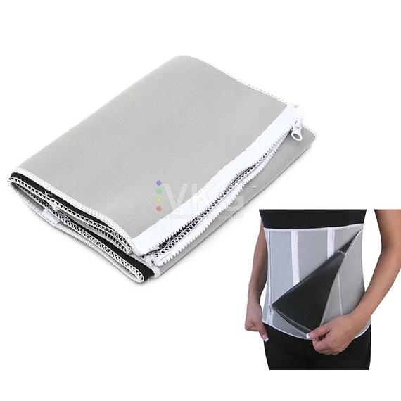 VG - 15317 unisex karcsúszító neoprén fűző, 130 x 24cm, Szürke