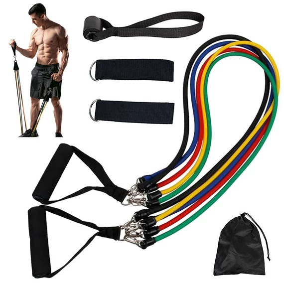 VG - 15737 5 db-os fenék és comberősítő fitness szalag, Színes