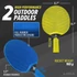 Kép 7/10 - Joola Outdoor Set - pingpong készlet (2 ütő, 3 labda), kék/sárga
