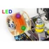 Kép 5/6 - Enero Graffiti Led - műanyag gördeszka, fekete/mintás