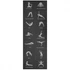Kép 6/6 - Enero Fit Foldable Yoga Mat - összehajtható jógaszőnyeg karácsonyi ajándékszoborral, fekete