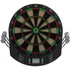 Kép 1/5 - Enero - elektromos darts tábla (47 cm), fekete