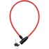 Kép 3/5 - Xqmax Cable Lock - kulcsos kerékpárzár, 65cm, piros