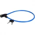 Kép 2/7 - Xqmax Cable Lock - kulcsos kerékpárzár, 65cm, kék