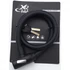 Kép 1/10 - Xqmax Pro Cable Lock - kulcsos kerékpárzár, 80cm, fekete