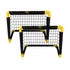 Kép 1/6 - Umbro Football Goal 2pcs - 2 db-os kicsi focikapu készlet, 55x44x44cm, fekete/sárga