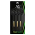 Kép 1/6 - Xqmax Brass Plated - fém darts toll készlet (3db-os), fekete/arany