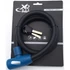 Kép 1/10 - Xqmax Pro Cable Lock - kulcsos kerékpárzár, 80cm, kék