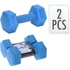 Kép 1/6 - Xqmax Dumbbell Set - kézi súlyzó készlet, 2x1kg, kék