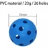 Kép 3/6 - Xqmax Unihoc Match Ball - 6db floorball labda, kék