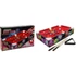 Kép 1/4 - Xqmax Arcade Mini Pool Table - mini asztali billiárd LED világítással, piros/fekete