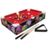 Kép 3/4 - Xqmax Arcade Mini Pool Table - mini asztali billiárd LED világítással, piros/fekete
