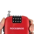 Kép 2/6 - Rockbros 32420981001 - számzáras kerálpárzár, piros