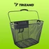 Kép 6/12 - Trizand Metal Bicycle Basket - kerékpár kosár kormányra, fekete