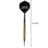 Kép 3/10 - Trizand 21658 - 12db-os darts szett, arany/többszínű