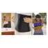 Kép 4/6 - VG - 15184_XL neoprén karcsúsító fitness öv, XL-es méret, fekete/sárga