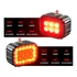 Kép 6/7 - VG 14489 - LED újratölthető kerékpáros első és hátsó lámpa, fekete/piros
