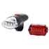 Kép 2/10 - VG 14086 LED kerékpár lámpa, fekete/piros